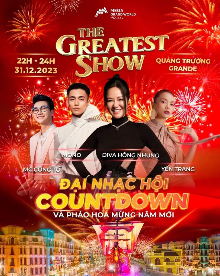 Đại nhạc hội Countdown tại Mega Grand World Hà Nội - Cập nhật