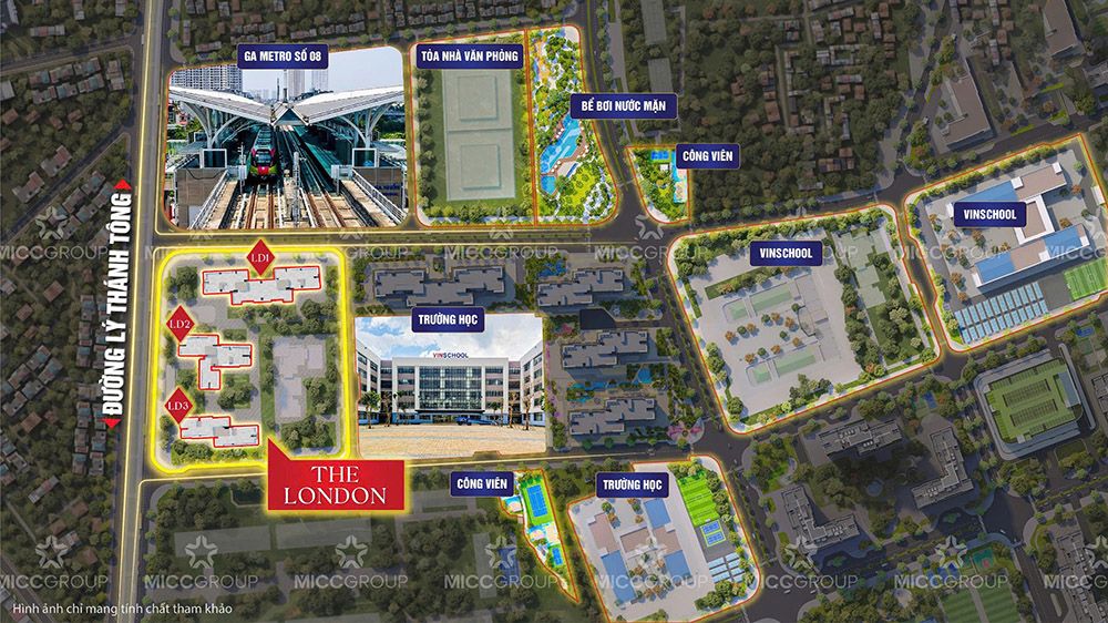 Vị trí dự án The London Vinhomes Ocean Park Gia Lâm – Điểm kết nối chiến lược