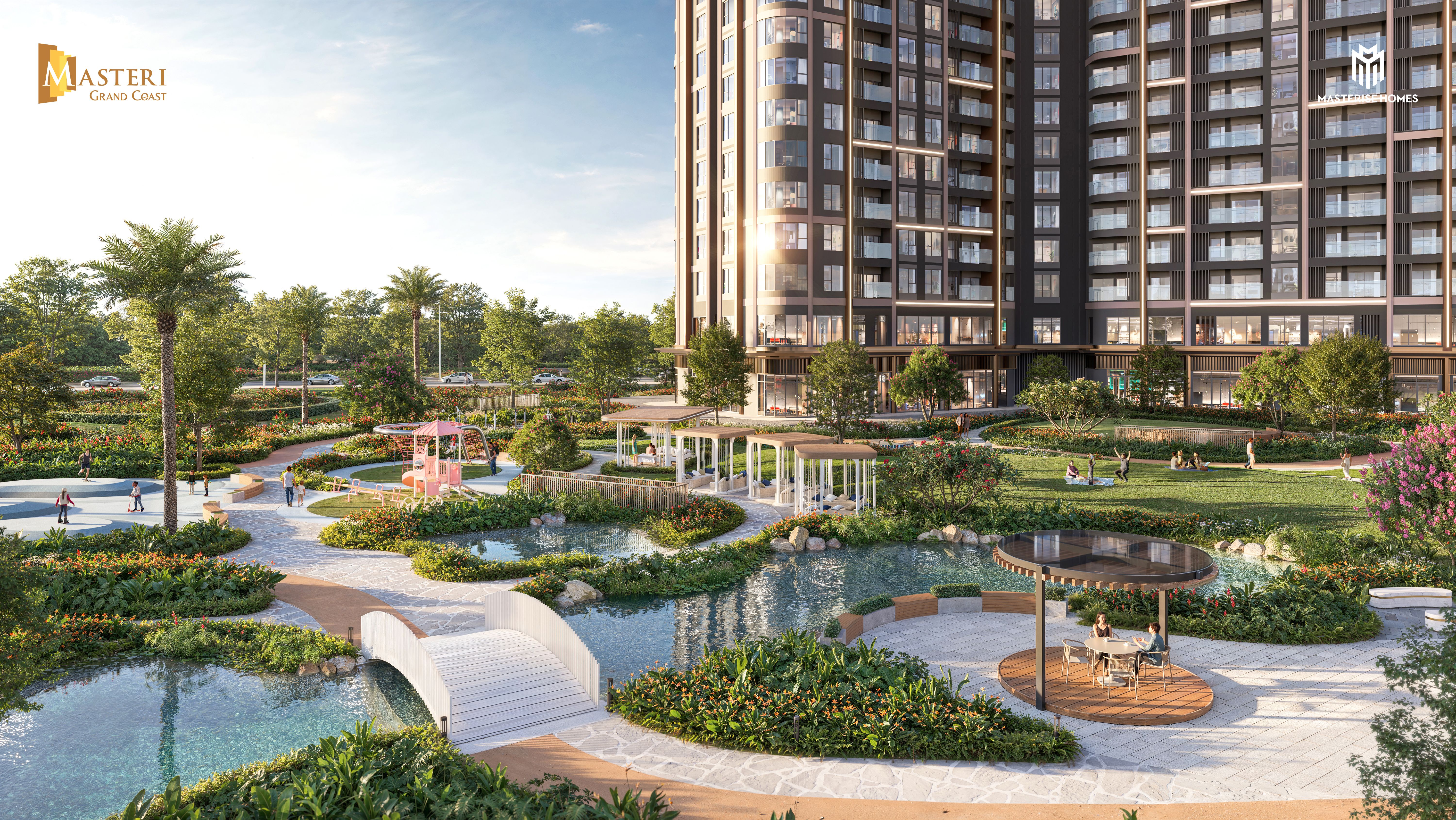 Tiện ích Masteri Grand Coast và hệ sinh thái sống chuẩn quốc tế tại cửa ngõ Ocean Park 2