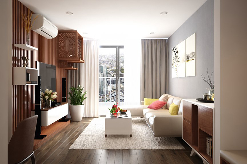 Cần thuê căn hộ 1PN Vinhomes Ocean Park 3 hoàn thiện nội thất sang trọng - Đủ đồ