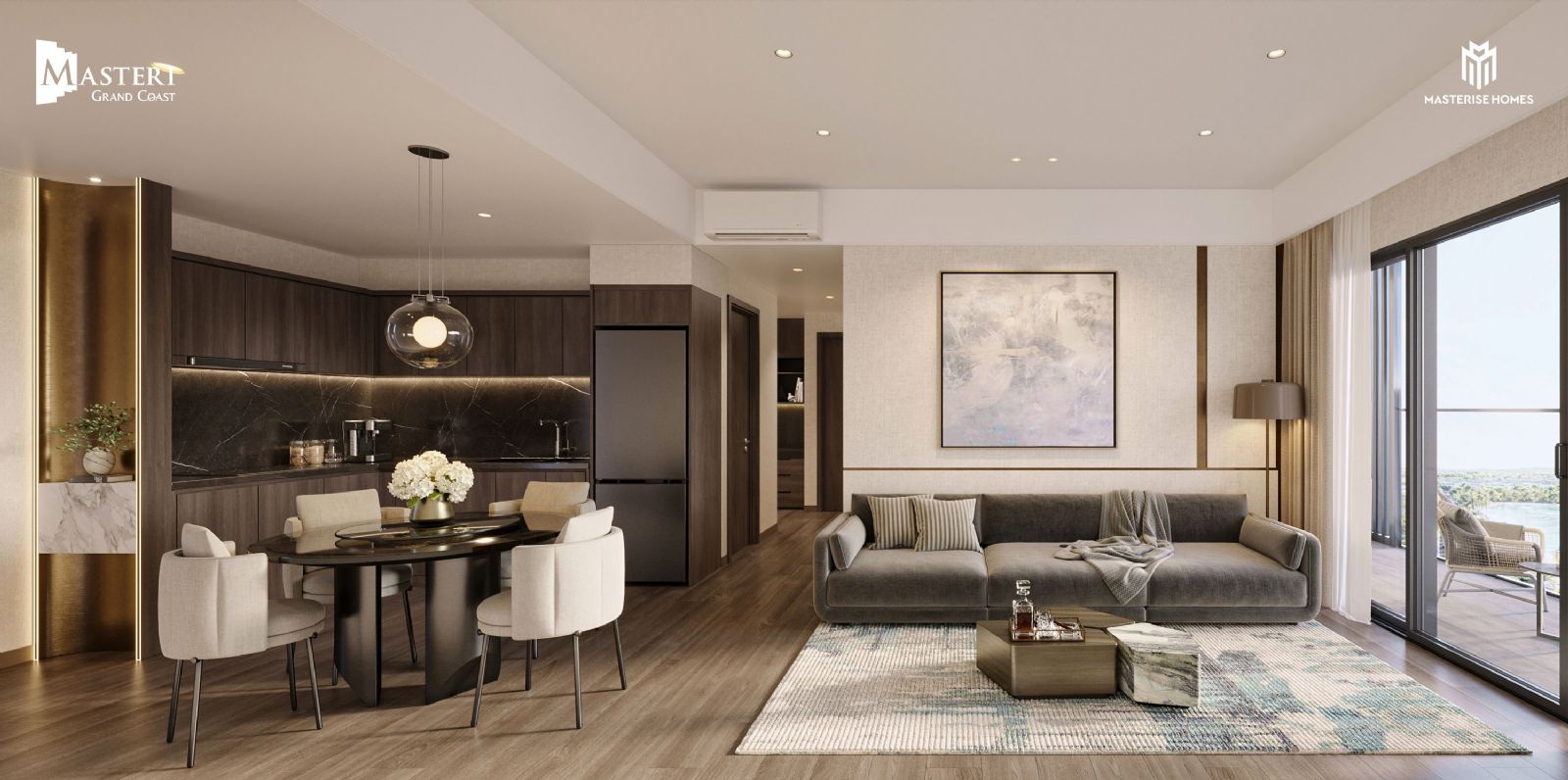 Nhà mẫu Masteri Grand Coast và trải nghiệm trực quan không gian sống hàng hiệu phía Đông