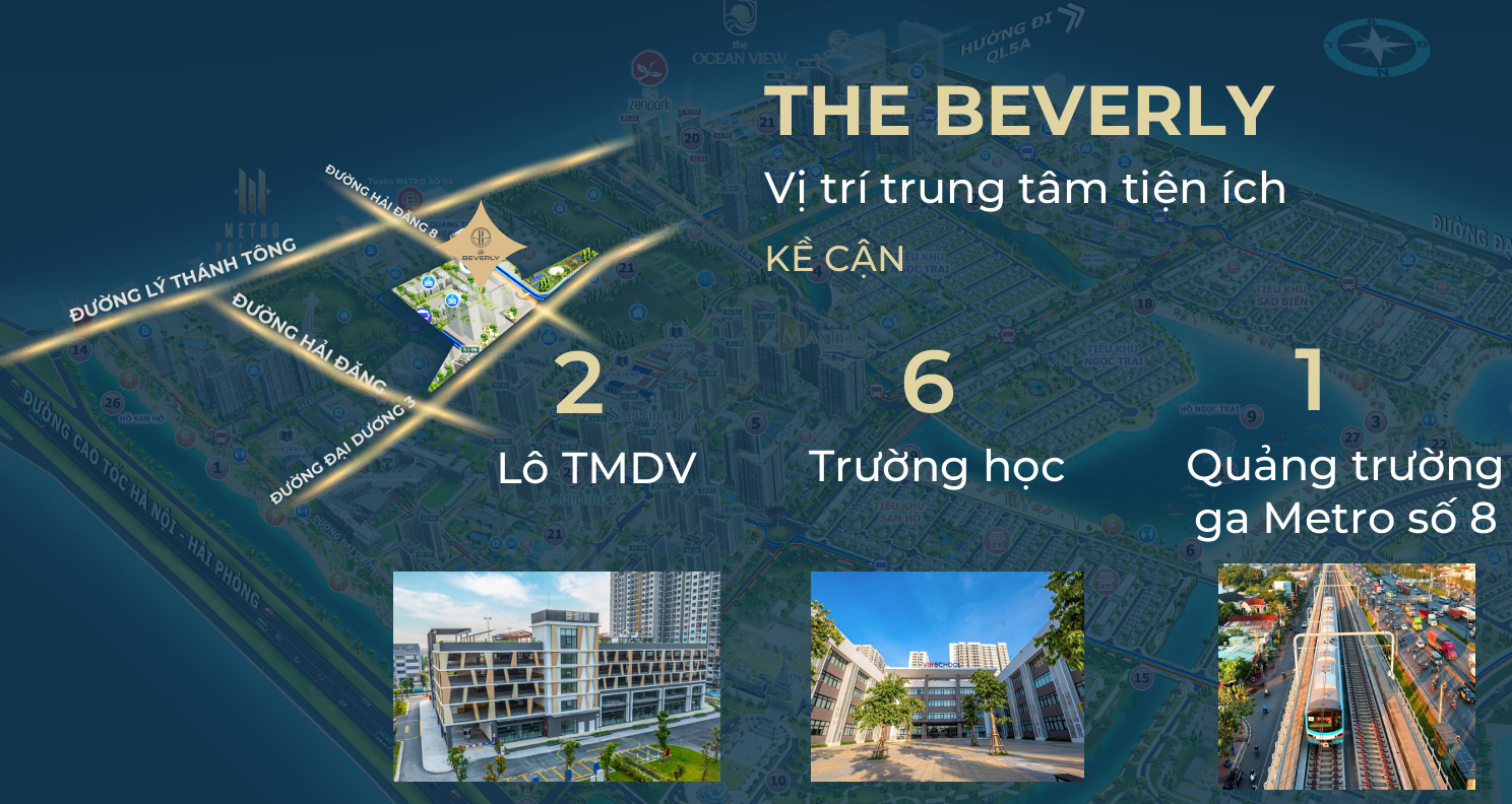 Quy hoạch mặt bằng The Beverly Vinhomes Ocean Park