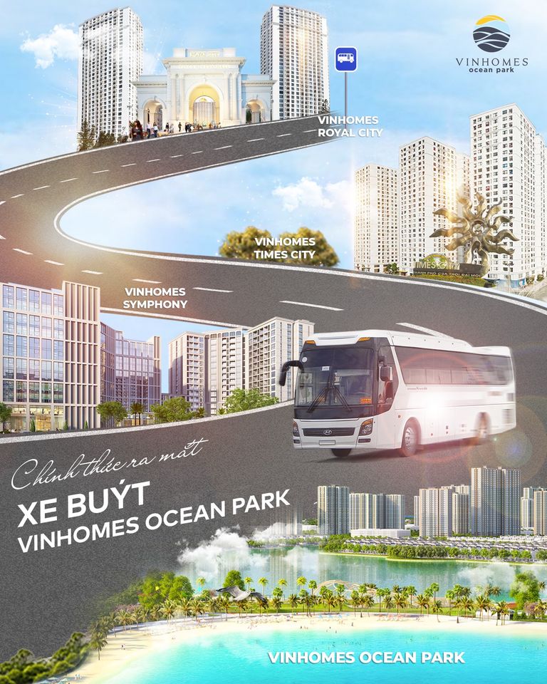 Xe bus Vinhomes Ocean Park