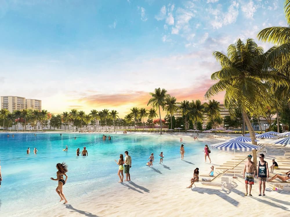 Bãi biển nhân tạo đẳng cấp nhất Việt Nam tại dự án Vinhomes Ocean Park