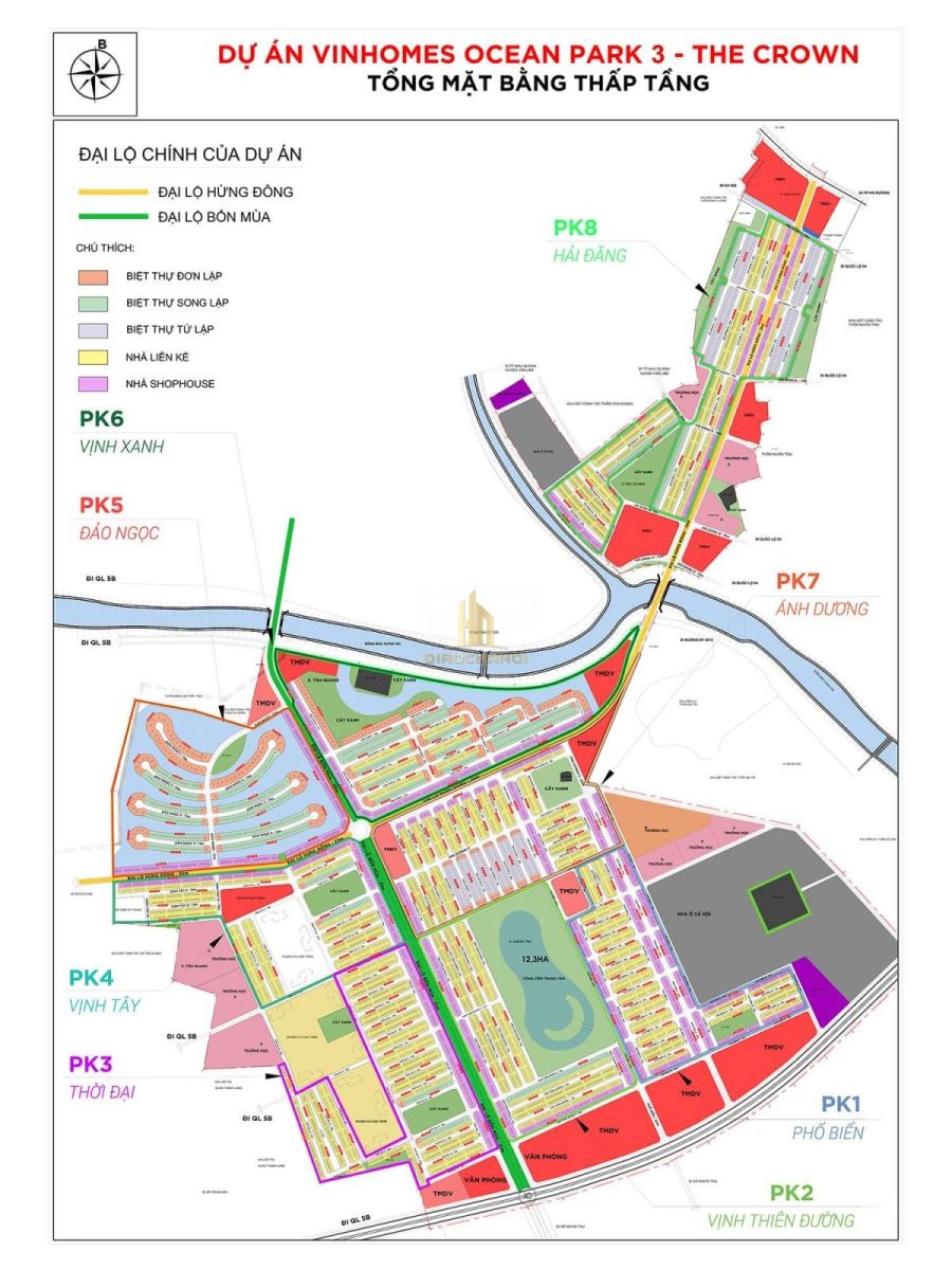Quy hoạch Vinhomes Ocean Park 3