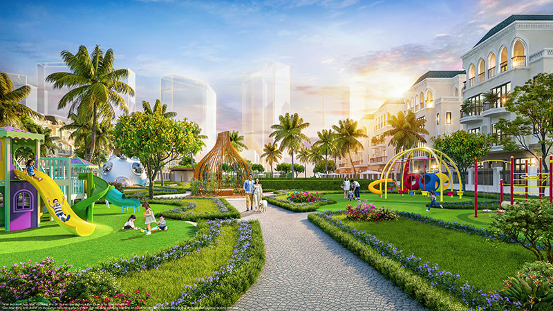 Hệ thống tiện ích của phân khu Cọ Xanh - Vinhomes Ocean Park 2