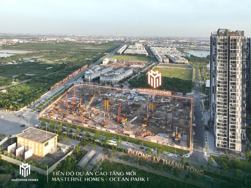 Tiến Độ Xây Dựng Masteri Lakeside Ocean Park Gia Lâm - Thông tin chi tiết
