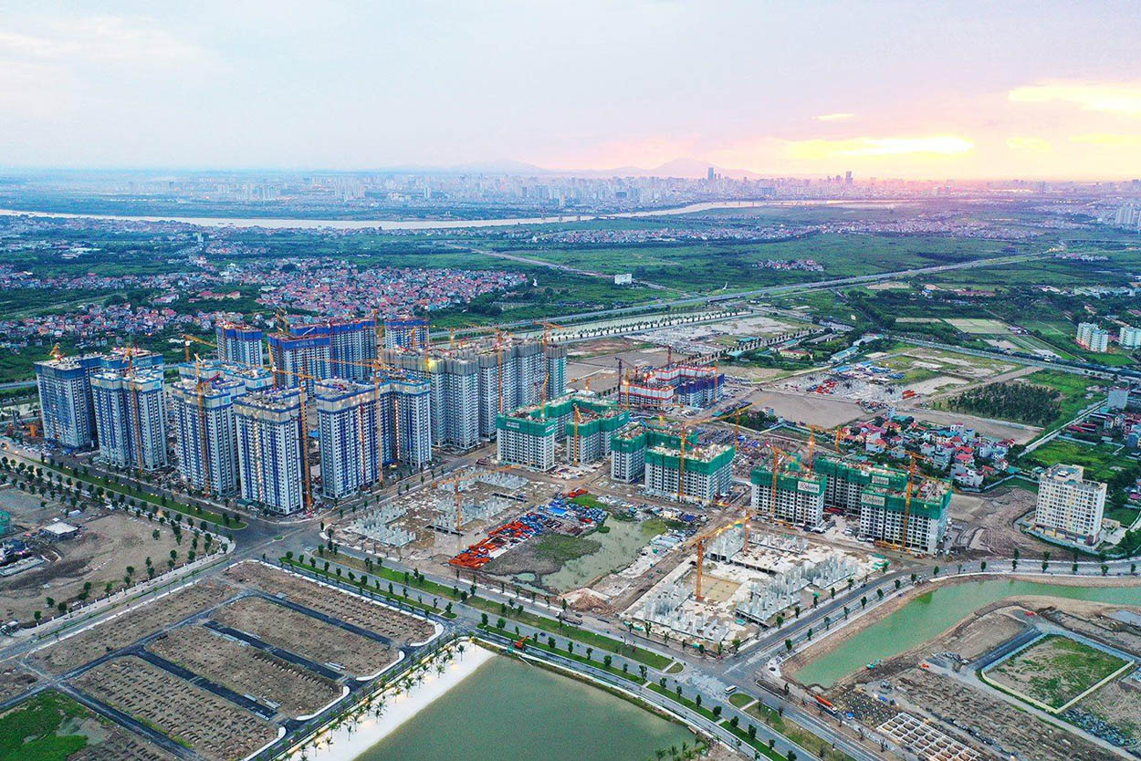 Tiến độ xây dựng The London Vinhomes Ocean Park Gia Lâm