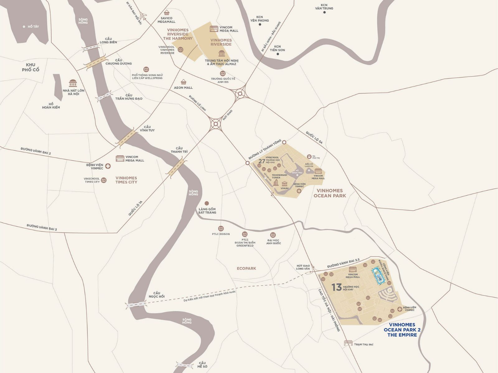 Đường đến Lumiere SpringBay và hành trình di chuyển thuận tiện tới tâm điểm phía Đông