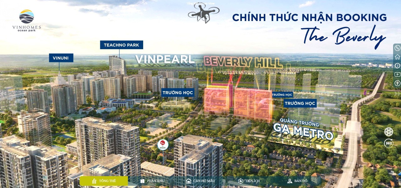 Có bao nhiêu tòa căn hộ The Beverly Vinhomes Ocean Park