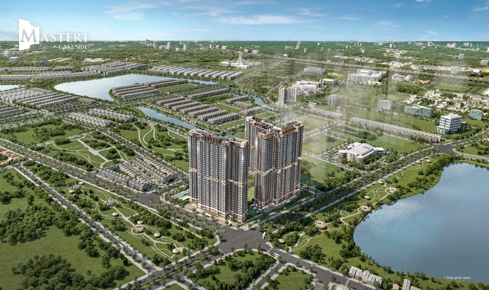 Vị trí Masteri Lakeside Ocean Park Gia Lâm