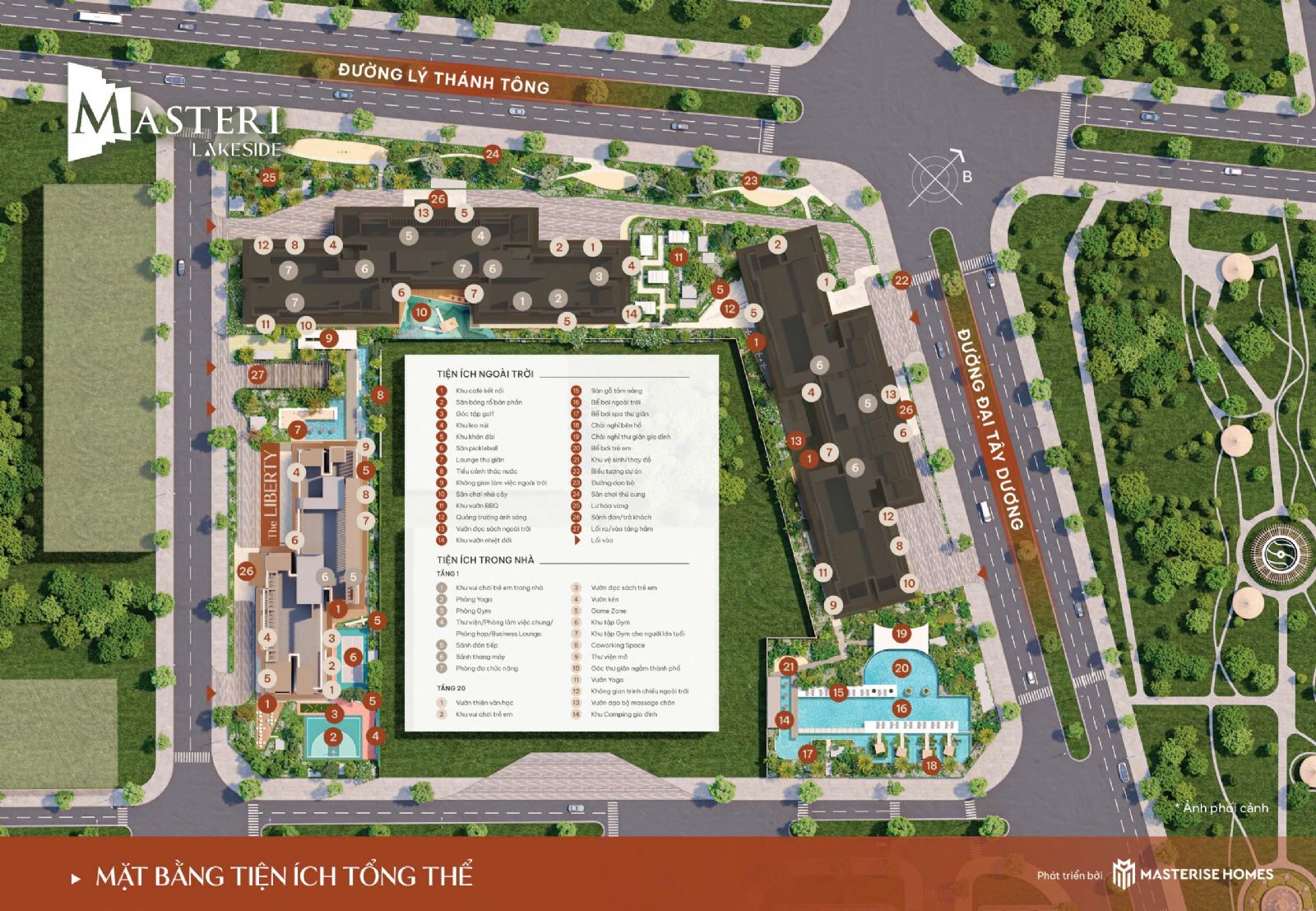Tiện ích Masteri Lakeside Ocean Park Gia Lâm